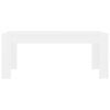 vidaXL Table de salle &agrave; manger Blanc 180 x 90 x 76 cm Agglom&eacute;r&eacute;