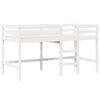 vidaXL Lit haut sans matelas blanc 80x200 cm bois de pin massif