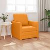 vidaXL Canap&eacute;-lit 2 en 1 jaune fonc&eacute; 112x174x55 cm tissu