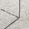 vidaXL Tapis shaggy PAMPLONA poils longs moderne cr&egrave;me &Oslash; 80 cm