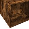 vidaXL Cadre de lit sans matelas ch&ecirc;ne fum&eacute; 120x200 cm