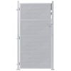 vidaXL Porte de Jardin 85 x 174 cm Acier inoxydable Verrouillable