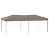 vidaXL Tente de r&eacute;ception pliable Taupe 3x6 m