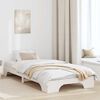 vidaXL Cadre de lit Blanc 80 x 200 cm Pin massif