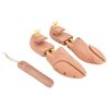 vidaXL Tendeur de chaussures avec chausse-pied EU 36-37 bois de c&egrave;dre