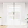 vidaXL Rideau en Dentelle avec des rideaux Blanc 260x200cm Polyester