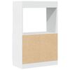 vidaXL Buffet haut blanc 63x33x100 cm bois d'ing&eacute;nierie