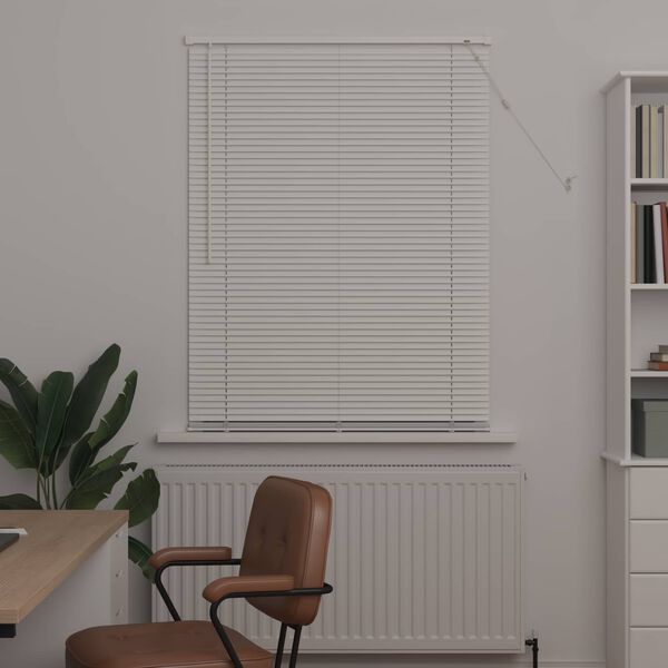 vidaXL Store V&eacute;nitien R&eacute;glable Blanc 150 x 100 cm PVC