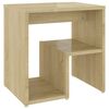 vidaXL Tables de chevet 2pcs ch&ecirc;ne sonoma 40x30x40cm bois d'ing&eacute;nierie