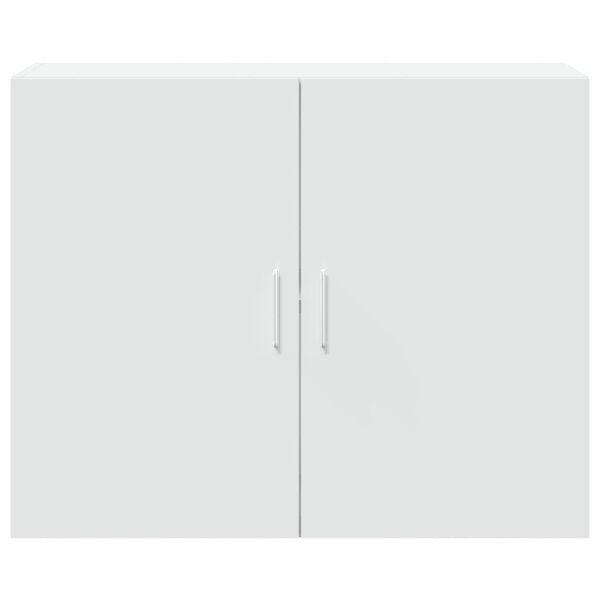 vidaXL Armoire murale blanc 80x42,5x64 cm bois d'ing&eacute;nierie