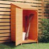 vidaXL Remise de jardin Marron 55x52x112 cm Bois de sapin solide