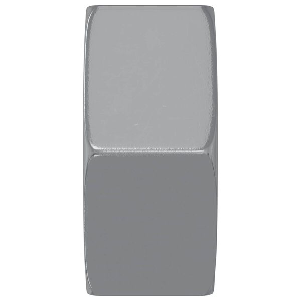 vidaXL &Eacute;crou Hexagonal Uni 2 pcs Argent&eacute; M6 Fer
