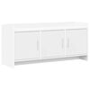 vidaXL Meuble TV 102 x 33 x 47 cm Blanc Bois d'ing&eacute;nierie