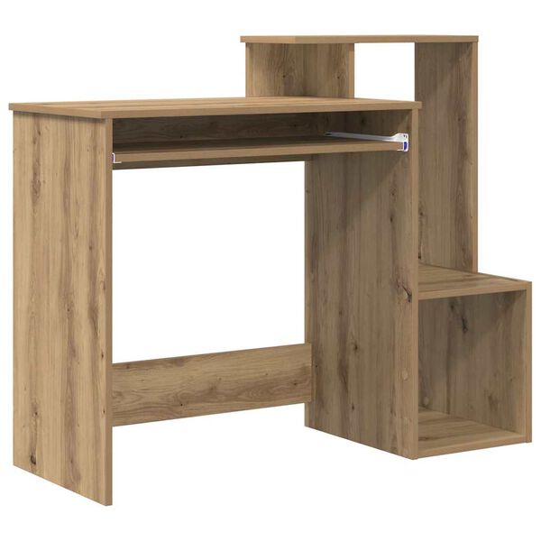 vidaXL Bureau Ch&ecirc;ne artisanal 106 x 40 x 88.5 cm Bois d'ing&eacute;nierie