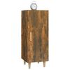 vidaXL Buffet Ch&ecirc;ne fum&eacute; 34,5x34x90 cm Bois d'ing&eacute;nierie
