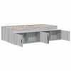 vidaXL Cadre de lit Gris Sonoma 80 x 200 cm Bois d'ing&eacute;nierie