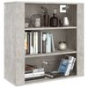 vidaXL Armoire murale Gris b&eacute;ton 80x33x80 cm Bois d'ing&eacute;nierie