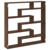 vidaXL &Eacute;tag&egrave;re cube murale 7 compartiments ch&ecirc;ne marron