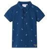 Polo pour enfants bleu fonc&eacute; 92