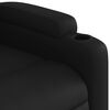 vidaXL Fauteuil inclinable &eacute;lectrique Noir Similicuir