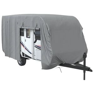 vidaXL Housse de caravane gris 670x250x220 cm tissu non tiss&eacute;