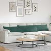 vidaXL Coussins de canap&eacute; 2 pcs Vert fonc&eacute; 200 x 40 cm