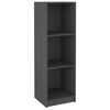 vidaXL Biblioth&egrave;que/S&eacute;parateur de pi&egrave;ce gris 36x33x110 cm pin massif