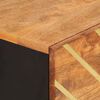 vidaXL Buffet marron et noir 40x33,5x110 cm bois massif de manguier