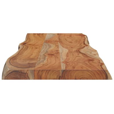 vidaXL Dessus de table 120x40x2,5 cm rectangulaire bois massif acacia