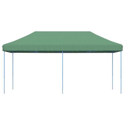 vidaXL Tente de réception pliable escamotable vert 580x292x315 cm