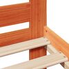 vidaXL Cadre de lit sans matelas cire marron 160x200cm bois pin massif