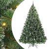 vidaXL Sapin de No&euml;l artificiel avec 300 LED Vert 240 cm PE et PVC