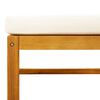 vidaXL Ensemble de canapés de jardin 8 pièces avec coussins en bois d'acacia et corde