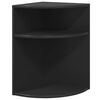 vidaXL Table d'appoint Noir 39,7 x 39,7 x 60 cm Bois d'ing&eacute;nierie