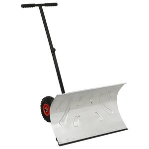 vidaXL Pelle &agrave; neige manuelle avec roues
