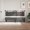 vidaXL T&ecirc;te de lit suspendue Uni Gris fonc&eacute; 170 x 55 x 5 cm PU antique