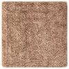 vidaXL Coureur de Tapis MARSA Jaune 100 x 100 cm Polyester et PVC