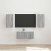 vidaXL Ensemble meuble TV 6 pcs Gris Sonoma Bois d'ing&eacute;nierie