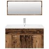 vidaXL Ensemble de meubles salle de bain 3 pcs bois d'ing&eacute;nierie