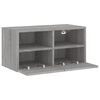 vidaXL Meuble TV mural sonoma gris 60x30x30 cm bois d'ing&eacute;nierie