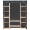 vidaXL Garde-robe Gris 135 x 40 x 170 cm Tissu