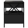 vidaXL Table basse avec LED Infinity noir 40x40x51 cm