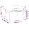 vidaXL Salon de jardin 9 pcs avec coussins Bois d'acacia solide