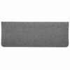 vidaXL Tapis d'escalier auto-adh&eacute;sifs 30 pcs gris 65x24,5x3,5 cm