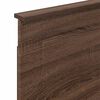 vidaXL T&ecirc;te de lit avec t&ecirc;te de lit Ch&ecirc;ne brun 75 cm Bois d'ing&eacute;nierie