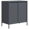 vidaXL Buffet anthracite 68x39x73,5 cm acier lamin&eacute; &agrave; froid