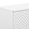 vidaXL Buffet haut Blanc 80x35x135 cm Acier