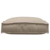vidaXL Coussin 6 pcs Taupe 40 x 40 x 8 cm Tissu Oxford