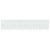 vidaXL Rideau en Dentelle avec des rideaux Blanc 80 x 750 cm Polyester