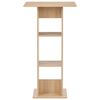 vidaXL Table de bar Chêne 60x60x110 cm